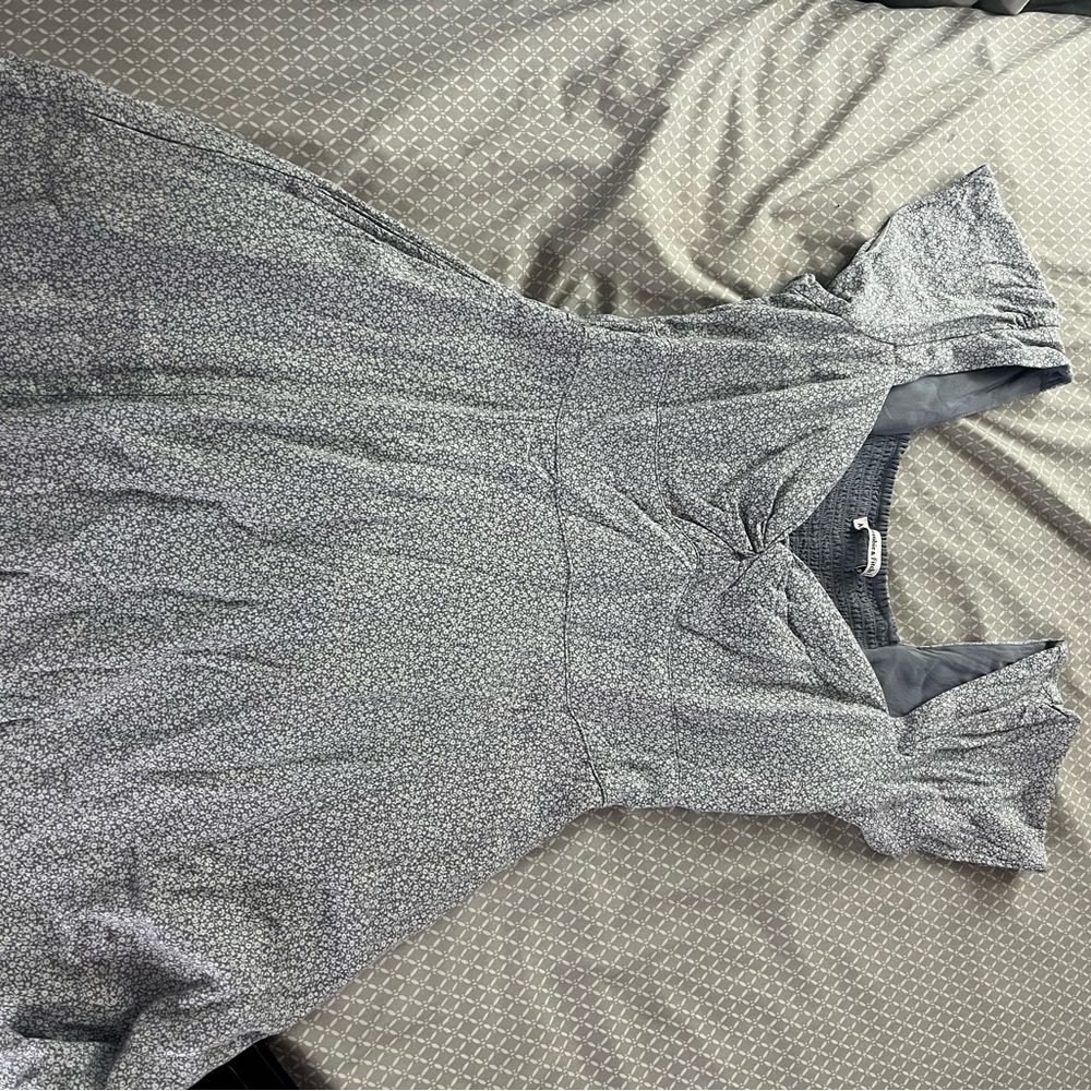 Abercrombie & Fitch Blue and White Mini Sundress
